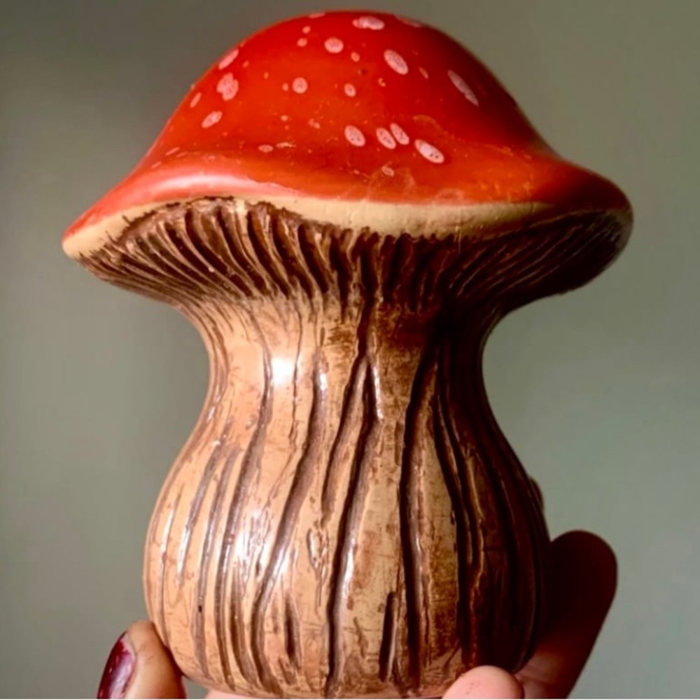 Ceramic Mushroom Decor